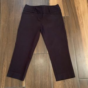 Chocolate brown capri pants